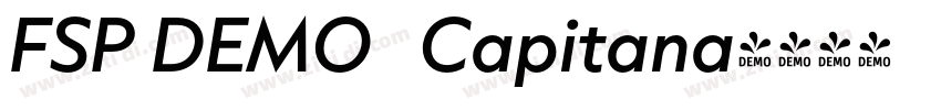 FSP DEMO   Capitana字体转换